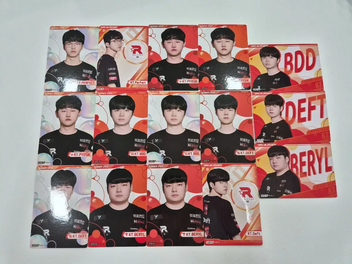 LCK KT Rolster photocard