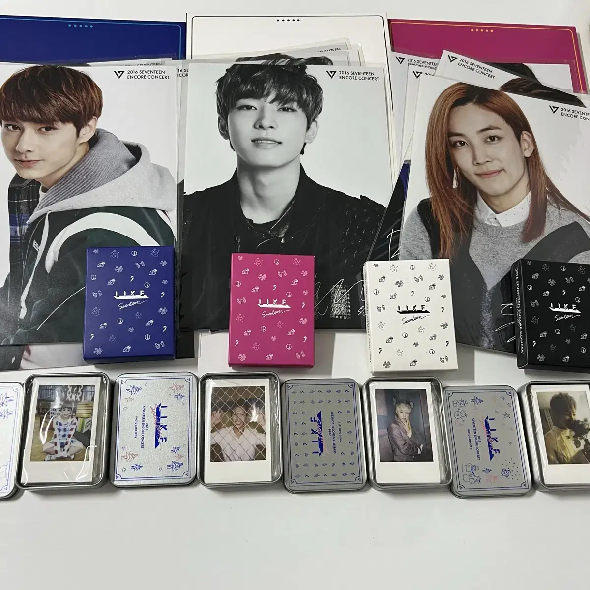 Seventeen 2016 Like Seventeen Encore poca set, fake pola