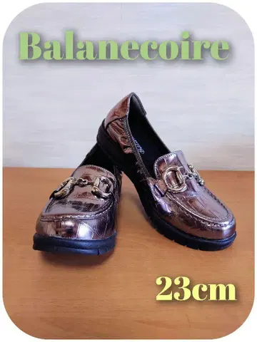 새상품급 Balancoire 블랑코아르 실버 로퍼 슬립온