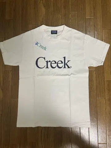 Creek 로고 프린트 티셔츠 화이트