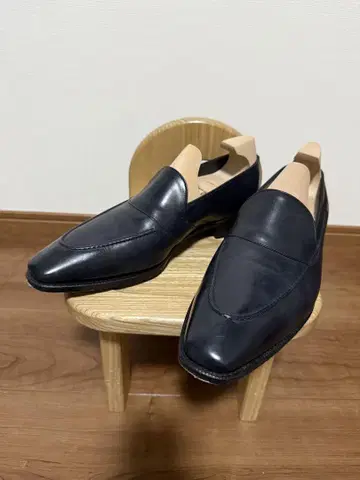 JOHN LOBB MAYFAIR 0521 7E 네이비 마블 카프