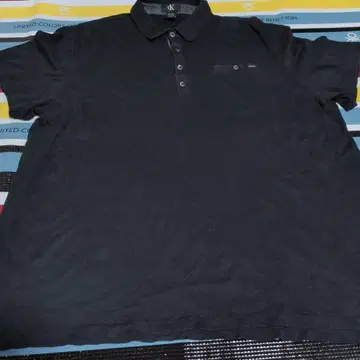 캘빈클라인 블랙 피케 셔츠 XL