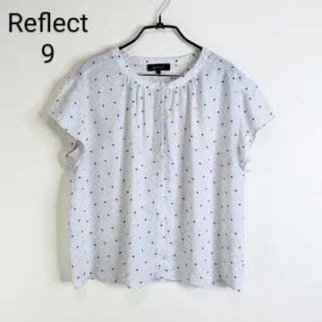 Reflect 지오메 체크 무늬 블라우스
