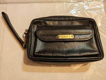 BALLY 발리 블랙 가죽 세컨드 백 클러치 빈티지 고품질