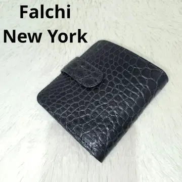 컨디션 최상 Falchi New York 팔치 뉴욕 크로커다일 지갑