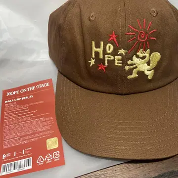 HOPE ON THE STAGE 야구 모자