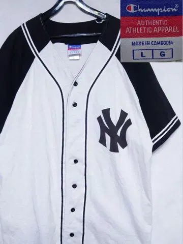 챔피온 NEW YORK YANKEES 베이스볼 셔츠 L