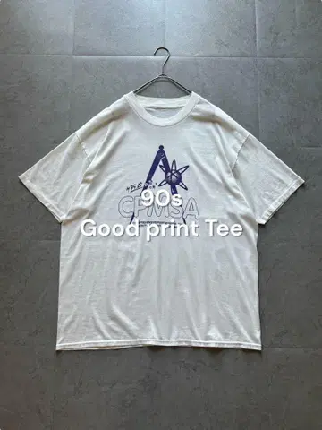 90s good print Tee 그래픽 티셔츠 싱글 스티치