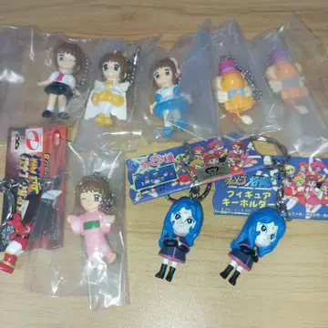 카드캡터 사쿠라와 애니메이션 캐릭터 키링 9개 세트