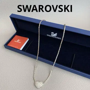 SWAROVSKI 스와로브스키 실버 하트 목걸이 펜던트