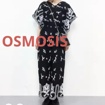 OSMOSIS 오즈모시스 플레어 슬리브 올인원 작업복 살로펫