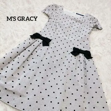 M'S GRACY/엠즈 그레이시 원피스 리본 도트