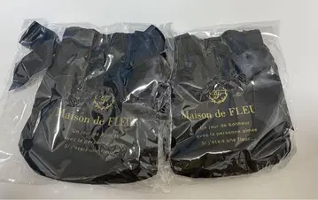 Maison de FLEU 블랙 백 2개 세트