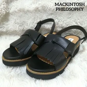 MACKINTOSH PHILOSOPHY 프린지 백 스트랩 샌들