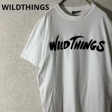 WILDTHINGS 와일드 띵스 티셔츠 반팔 플로키 프린트