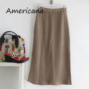 Americana 아메리카나 써멀 티셔츠 스커트