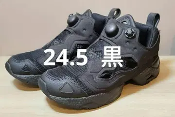 새상품급) 리복 인스타펌프 퓨리 24.5cm 올 블랙