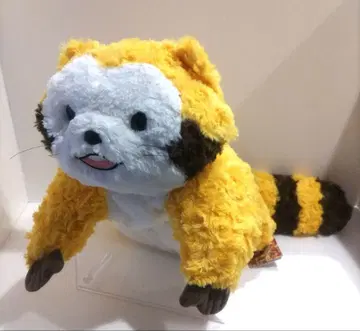 아라이구마 라스칼 쿠타리 모후모후 BIG 봉제 인형 누워 있는 라스칼