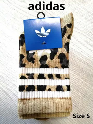 아디다스 오리지널 레오파드 크루 삭스 Size S 2켤레 PAC