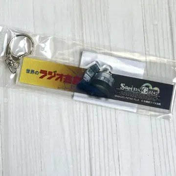 슈타인 게이트 슈타게 아크릴 키링 스트랩 간판