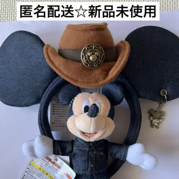 웨스턴 봉제 인형 배지 머리띠 미키 디즈니 세트