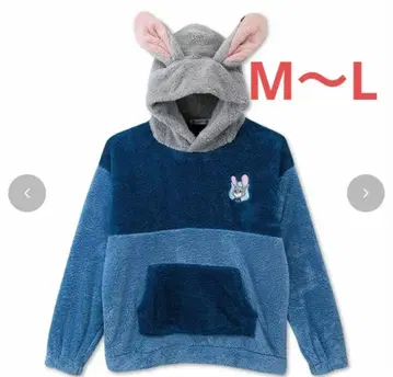M~L 사이즈 미사용 새상품 주토피아 주디 후드티 보아
