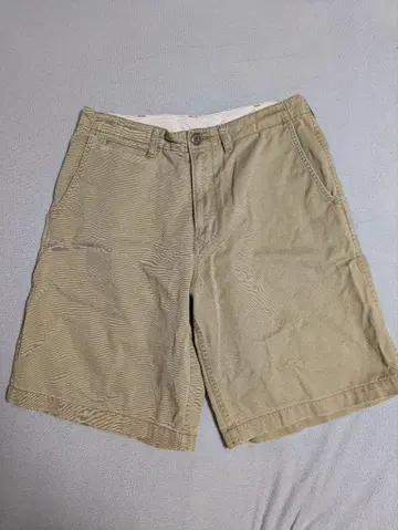 Schott 베이지 하프 팬츠