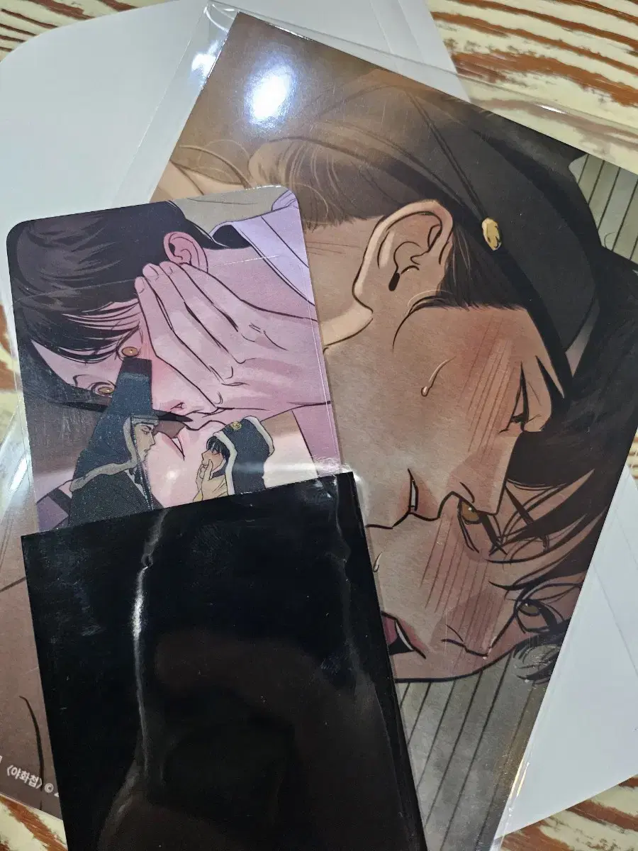 아밝 야화첩 10만원특전 스킨십인화사진