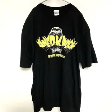 ONE OK ROCK 밴드 티셔츠 2024 XL 사이즈 블랙 해골