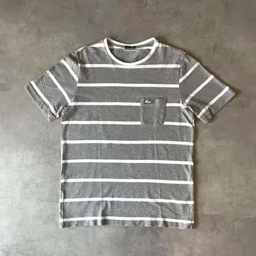 LACOSTE EXCLUSIVE 라코스테 티셔츠 보더 그레이 L
