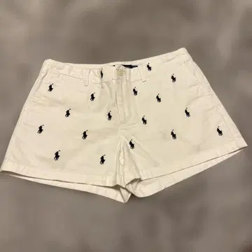 Ralph Lauren Sport 화이트 숏 팬츠