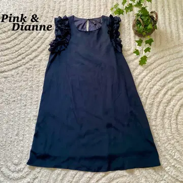 Pink & Dianne 네이비 원피스 38.S~M
