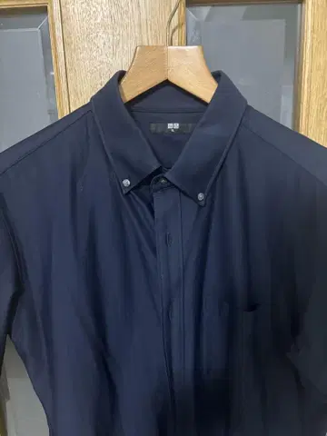 네이비 버튼 다운 셔츠 XL
