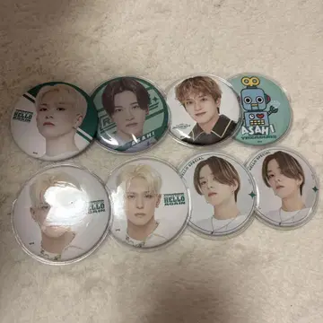 ASAHI K-POP 캔뱃지 8개 세트