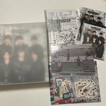 SixTONES 포트레이트 시리즈 사진 앨범 메모장 파일 씰