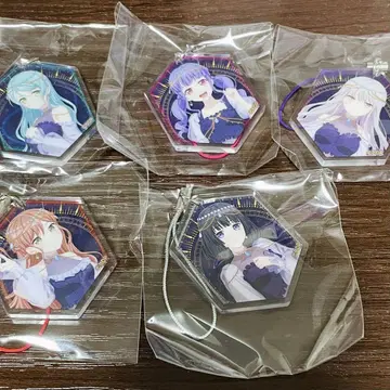 Roselia 라이브 회장에서만 판매되는 캡슐 아크릴 스트랩 5종