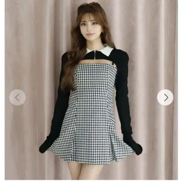 Randy Houndstooth ensemble 원피스