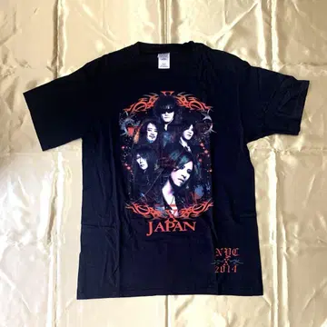 레어 XJapan 티셔츠 여성용 S 사이즈 MSG 라이브 뷰잉 회장