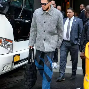 Dries Van Noten 23aw 코팅 데님