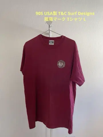90S USA제 T&C Surf Designs 음양 마크 티셔츠 L