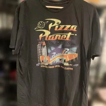Pizza Planet 티셔츠 블랙