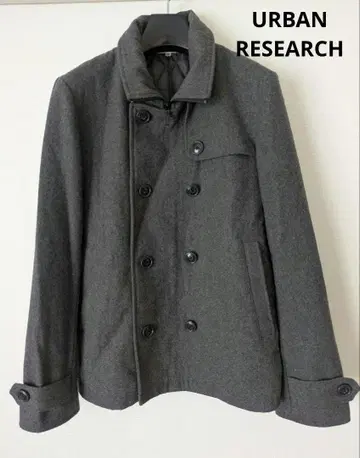 URBAN RESEARCH 울 코드 자켓 그레이