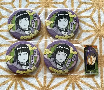 NARUTO 히나타 컬렉션 캔뱃지 스티커 포함