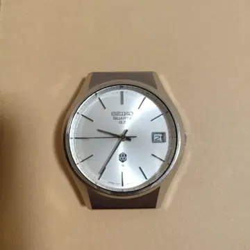 세이코 쿼츠 실버 시계 작동품