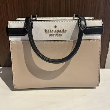 kate spade 숄더백 베이지/화이트/블랙