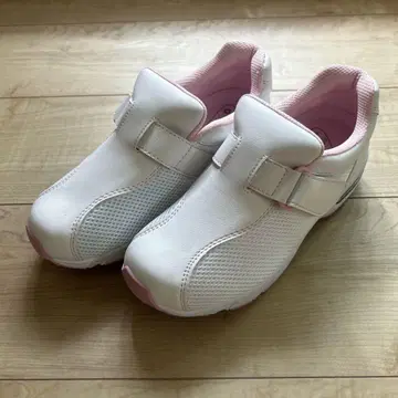 SCHWESTER 실내용 간호 간호사 신발 23.0cm 화이트/핑크