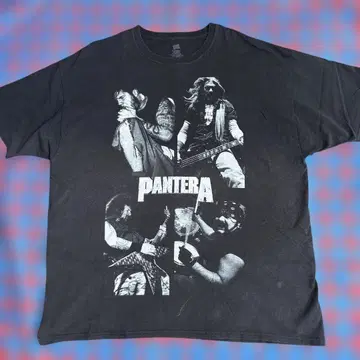 PANTERA 밴드 티셔츠 블랙 2XL US 구제 의류