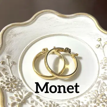 Monet 모네 빅 사이즈 골프 후프 귀걸이
