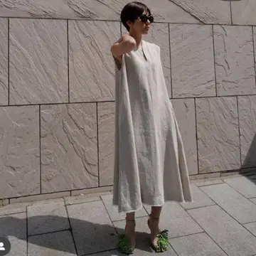 새상품 23SS machatt 린넨 원피스 마챠트