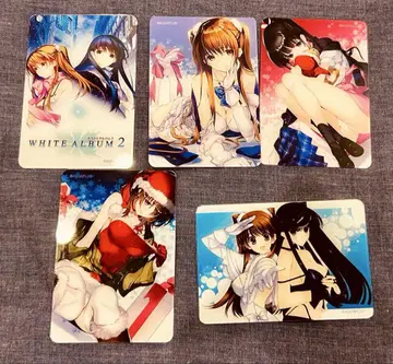 WHITE ALBUM2 카페 아크릴 브로마이드 5장